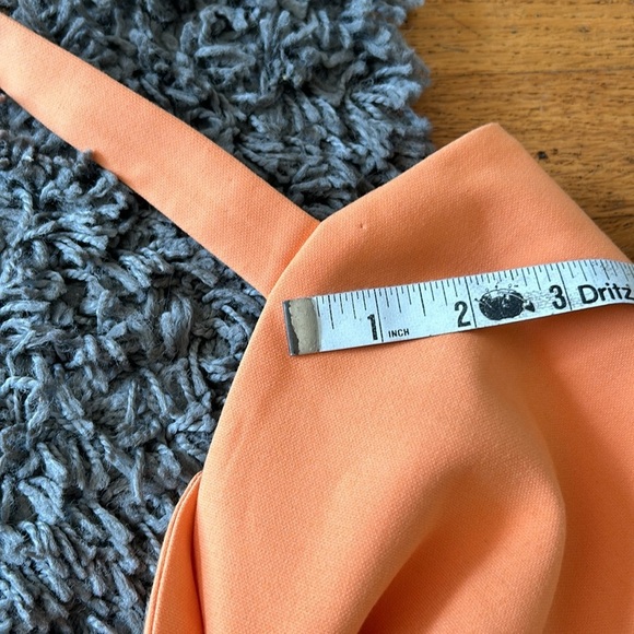 REVOLVE LIKELY Reyn Halter-Neck Dress Mandarin Orange Sun Size 10 - Picture 8 of 16